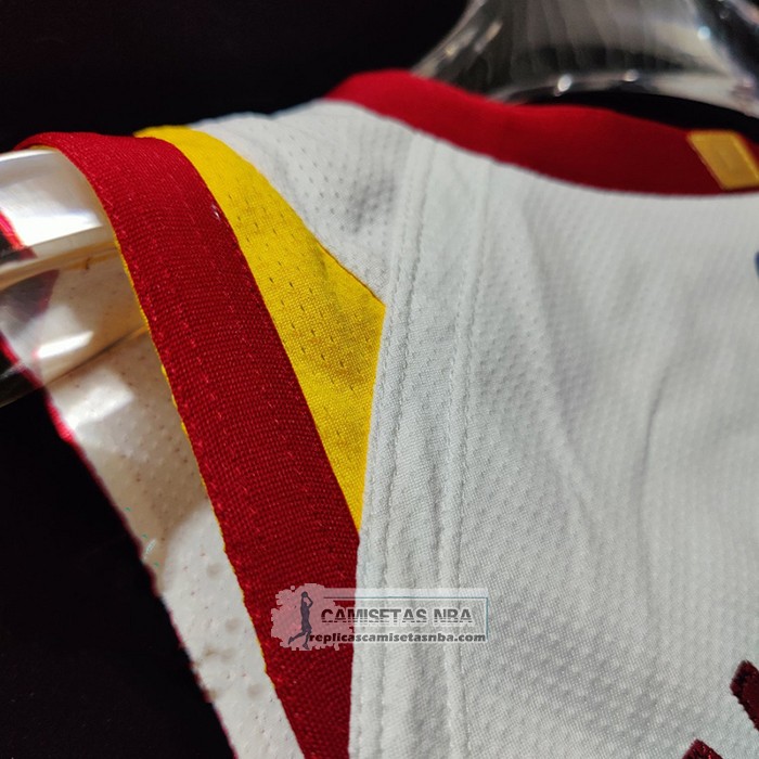 Camiseta Cleveland Cavaliers Kevin Porter Jr. NO 4 Association Autentico Blanco